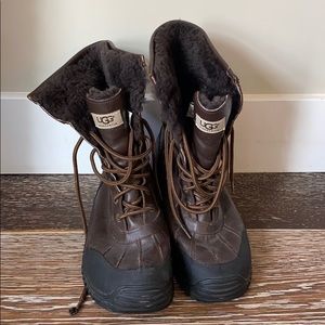 UGG plush winter boots